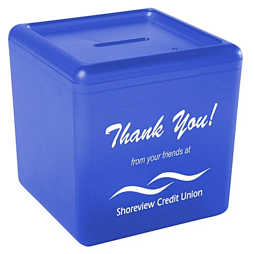 Cash Cube Bank - Translucent Main Image