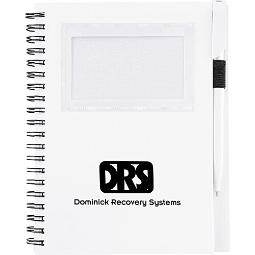 Business Card Notebook with Pen - Opaque - 24 hr Main Image