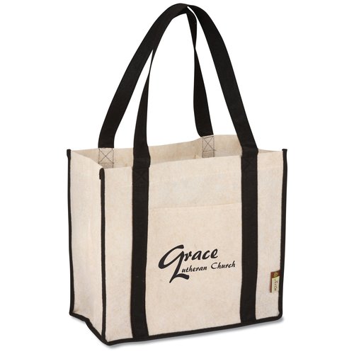 Jute Non-woven Renew Compartment Tote - Closeout Main Image