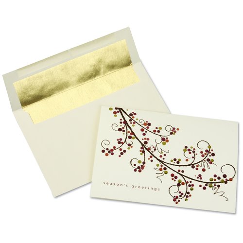 Holiday Berries Greeting Card - Main Image