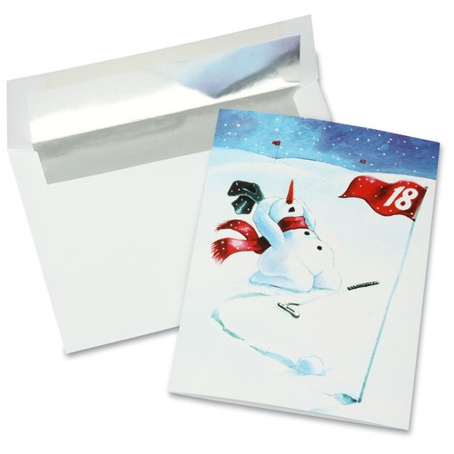 Winter Bogey Greeting Card Main Image
