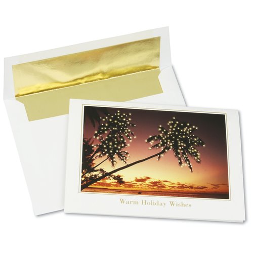 Warm Holiday Wishes Greeting Card Main Image