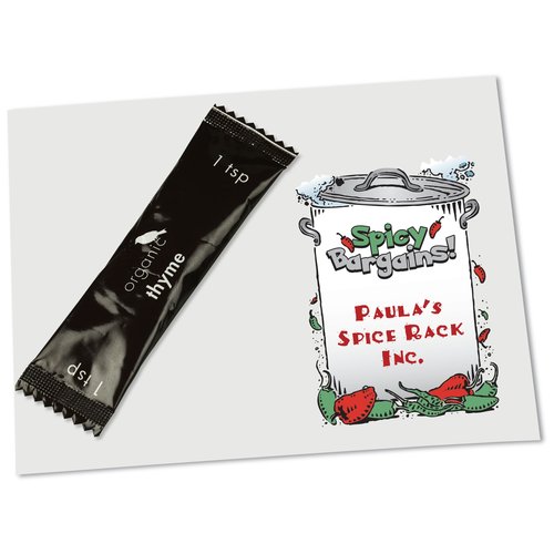 Card/Mailer w/Spices - 4" x 5" - Thyme Main Image