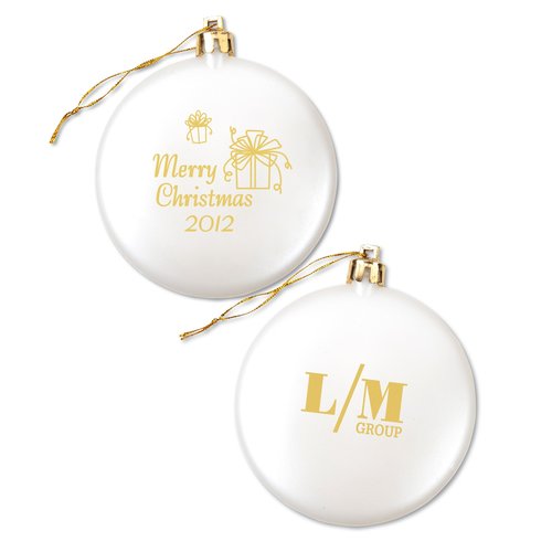Flat Ornament - Present - Merry Christmas Main Image