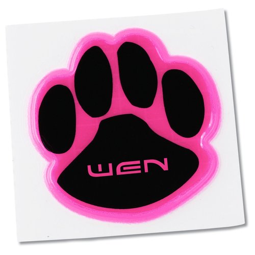 Reflective Sticker - Paw - 2" Dia. Main Image