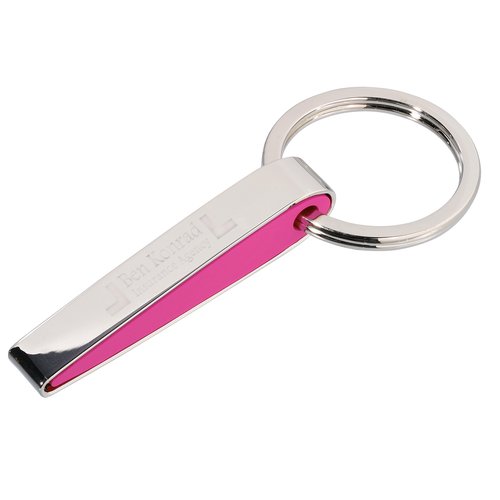 Essentials Chrome / Rubber Key Chain - Closeout Main Image