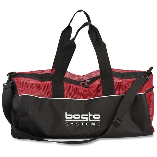 Mesh Top Duffel Bag - Closeout Main Image
