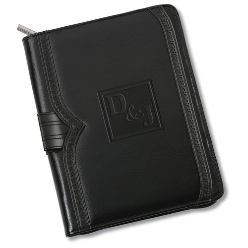 Wingtip Jr. Zippered Padfolio - 24 hr Main Image