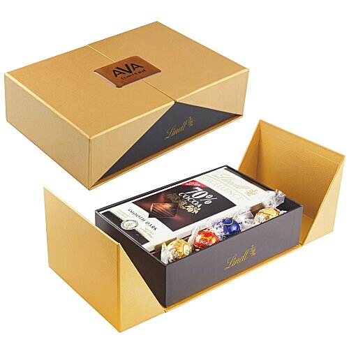 Gift Box with Lindor Truffles and Chocolate Bar Main Image
