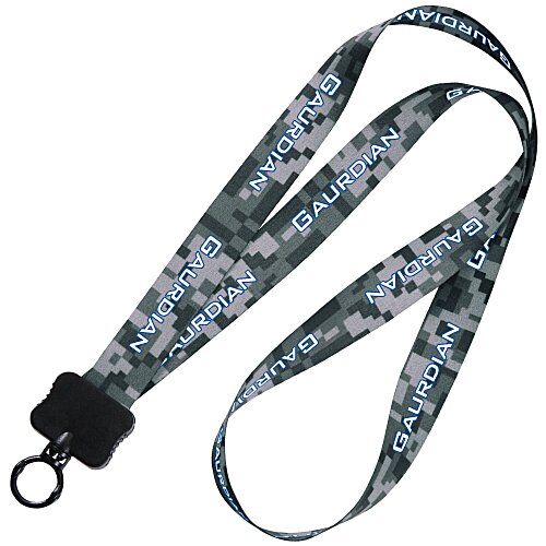 Dye-Sublimated Lanyard - 3/4" - Digital Camo Main Image