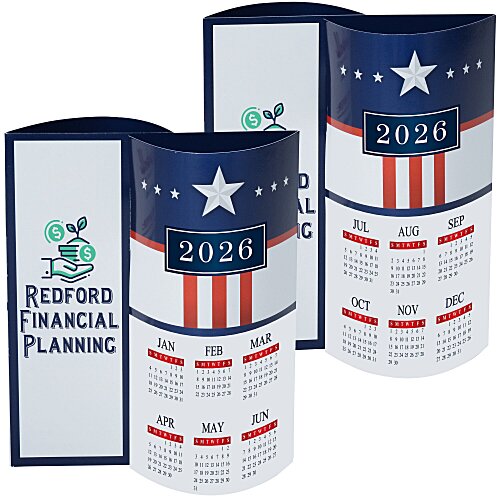 Wave Calendar - Patriotic Main Image