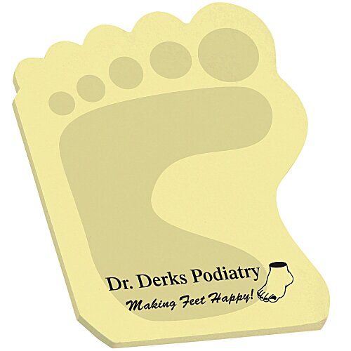 Post-it® Custom Notes - Foot - 25 Sheet - Stock Design Main Image
