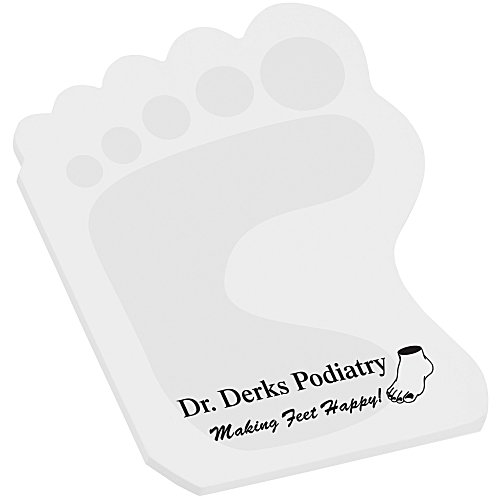 Post-it® Custom Notes - Foot - 50 Sheet - Stock Design Main Image