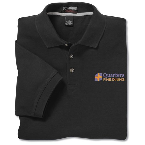 Ultra Club 100% Cotton Pique Shirt - Men's Main Image