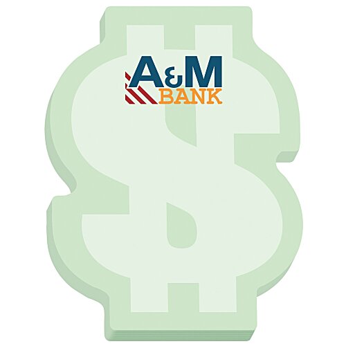 Souvenir Sticky Note - Dollar Sign - 25 Sheet Main Image