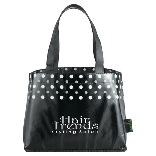 Laminated Non-Woven Mini Dot Tote Main Image
