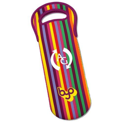 BYO by BUILT One Bottle Bag - Lollipop Stripe Main Image