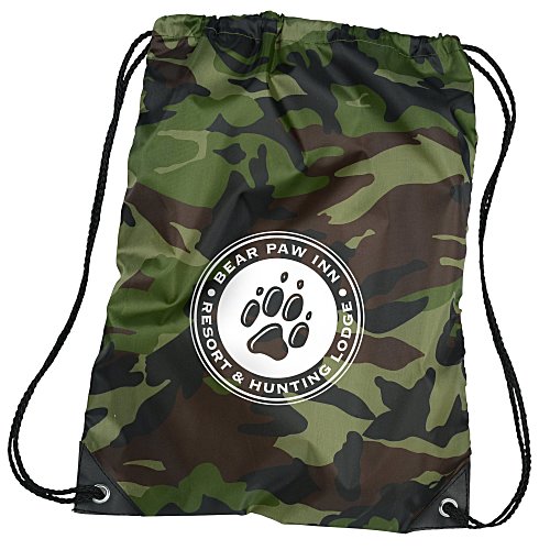 Drawstring Sportpack - 18 inches x 14 inches - Camo Main Image