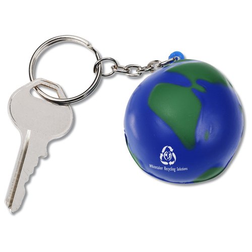 Squishy Key Tag - Globe Main Image