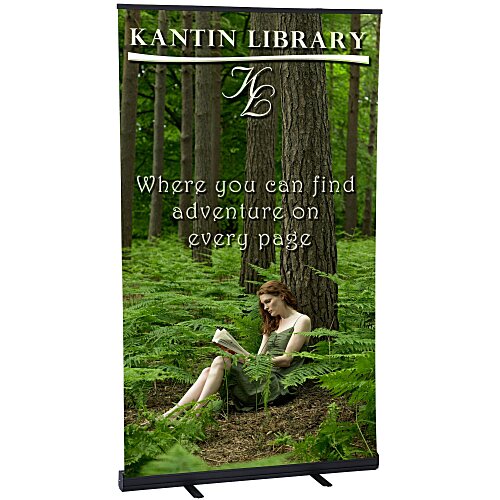 Economy Retractable Banner Display - 47-1/4" Main Image