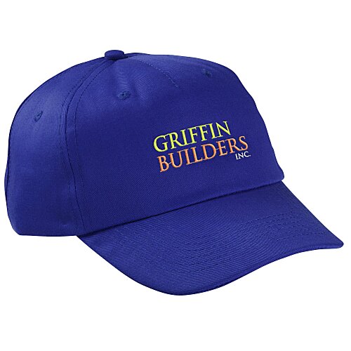 Polyester 5-Panel Cap - Embroidered Main Image
