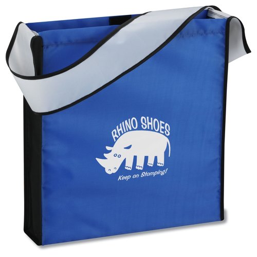 Color Block Shoulder Tote Main Image