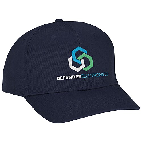 Polyester 6-Panel Cap - Embroidered Main Image