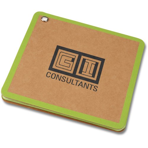 V Natural Kraft Jotter - Square  - Closeout Main Image