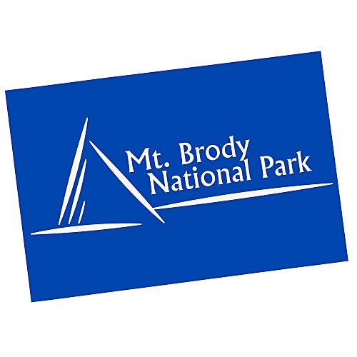 Truck & Equipment Stickers Rectangle with Square Corners - Medium Main Image