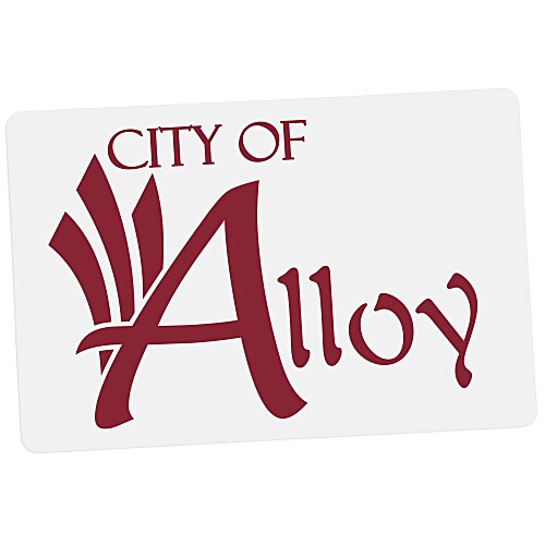 Truck & Equipment Stickers - Rectangle with Round Corners - Medium Main Image