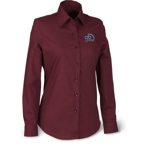 Soft Collar Poplin Shirt - Ladies' Main Image