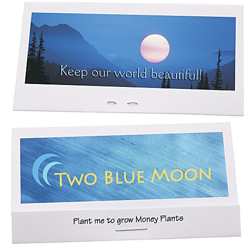 Matchbook Seed Packet - Money Plant Main Image