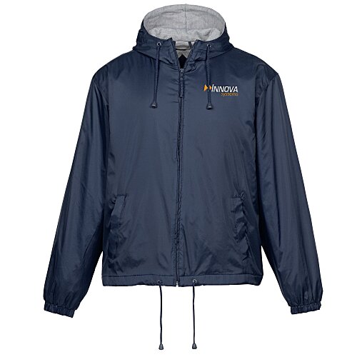 Ultra Club Nylon Jacket with Fleece Lining Main Image