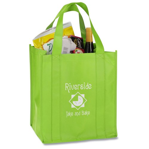 Reusable Grocery Bag - 15" x 13" - Closeout Main Image