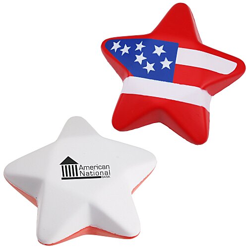 Patriotic Star Stress Reliever - 24 hr Main Image