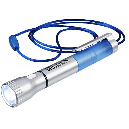 Flashlight with Pen and Lanyard Main Image