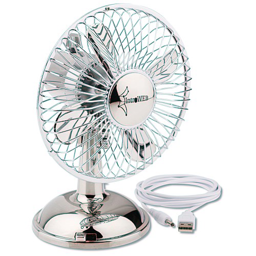 USB Oscillating Desk Fan Main Image