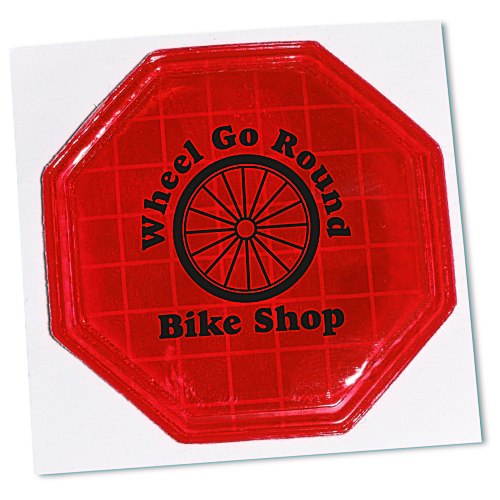 Reflective Sticker - Octagon - 2" Dia Main Image