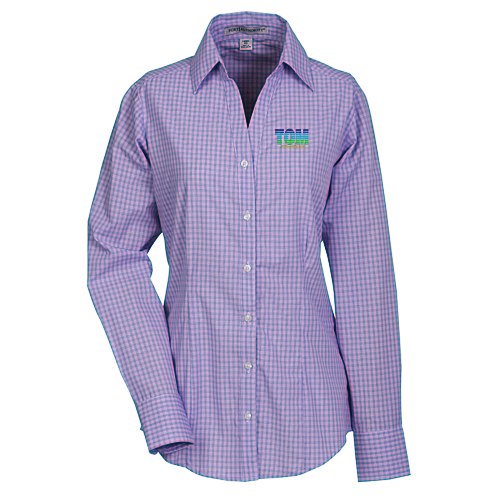 Easy Care Plaid Dress Shirt - Ladies' Main Image