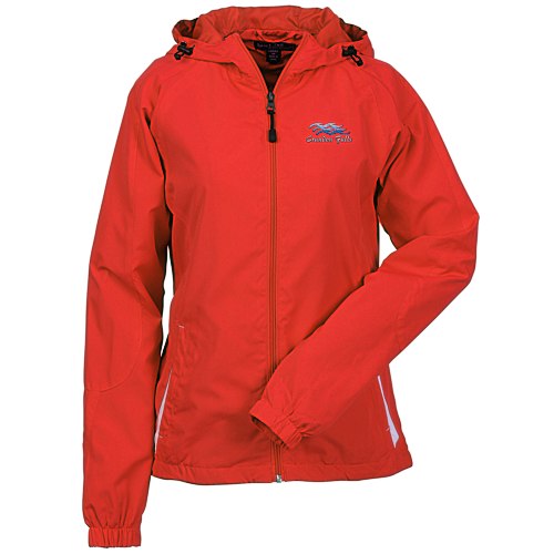Colorblock Hooded Jacket - Ladies' Main Image