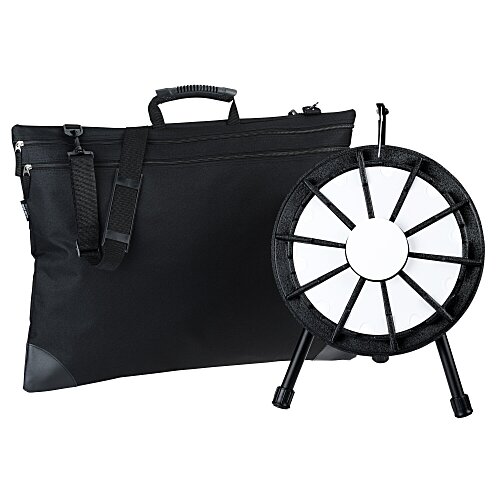 Micro Tabletop Prize Wheel with Case - Blank Main Image