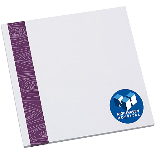 Bic Sticky Note - Designer - 3" x 3" - Modern Grain - 25 Sheet Main Image