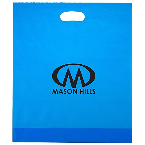Colored Frosted Die-Cut Convention Bag - 18" x 15" Main Image