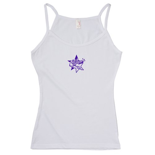 Anvil Ladies' Semi-Sheer Tank Top - White Main Image