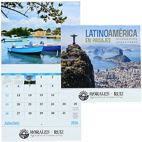 Latinoamerica en Paisajes Calendar Main Image