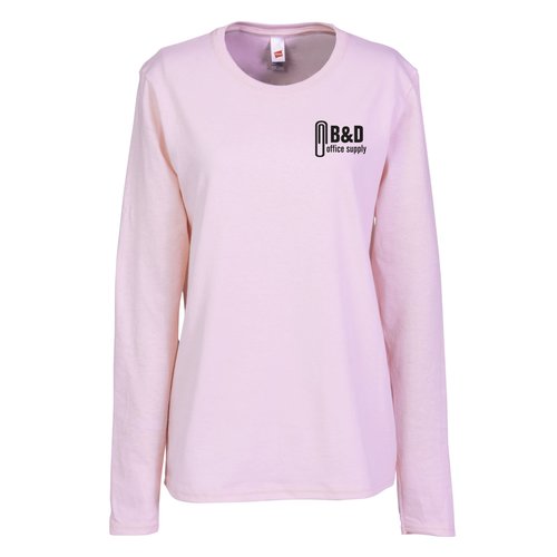 Hanes ComfortSoft LS Tee - Ladies' - Colors Main Image