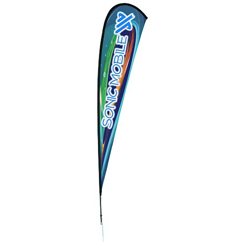Outdoor Sail Sign - 14' - One Sided Main Image