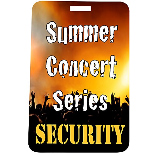 Laminated Card Stock Lanyard Card - 5-1/2" x 3-1/2" Main Image