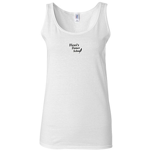 Gildan Softstyle Tank Top - Ladies' - White - Screen Main Image