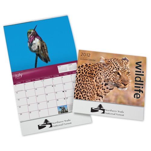 4imprint Exclusive 2012 Wildlife Calendar - Closeout Main Image